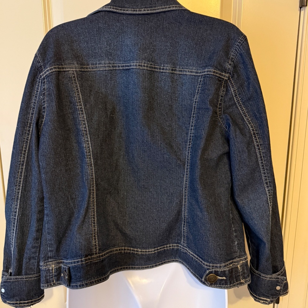 Baccini Denim Jacket size Large - Picture 4 of 9